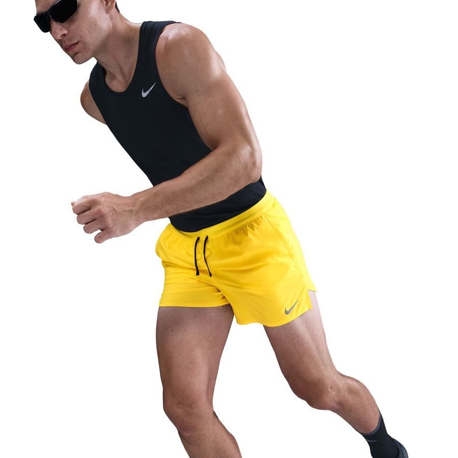 Nike Short Running Dri-FIT Stride - Lightening/Noir/Argenté