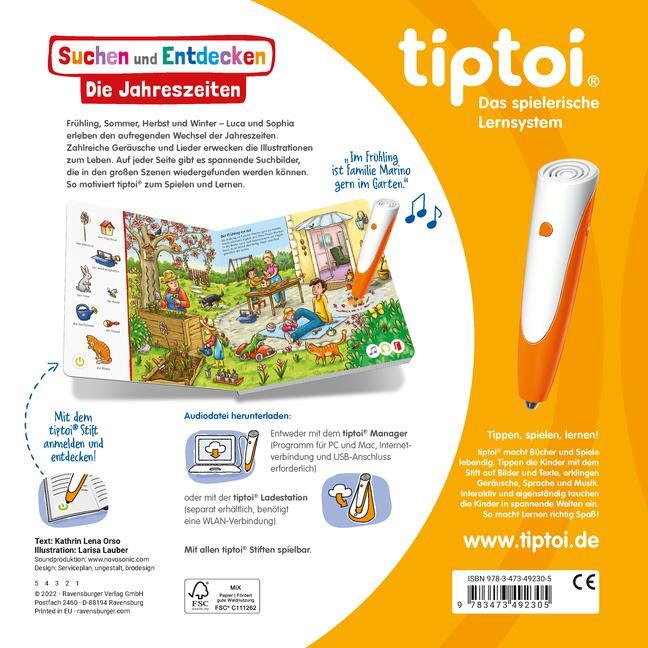 tiptoi® Suchen und Entdecken: Die Jahreszeiten