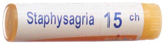 Boiron Staphysagria Glob 15 CH 1 Dos