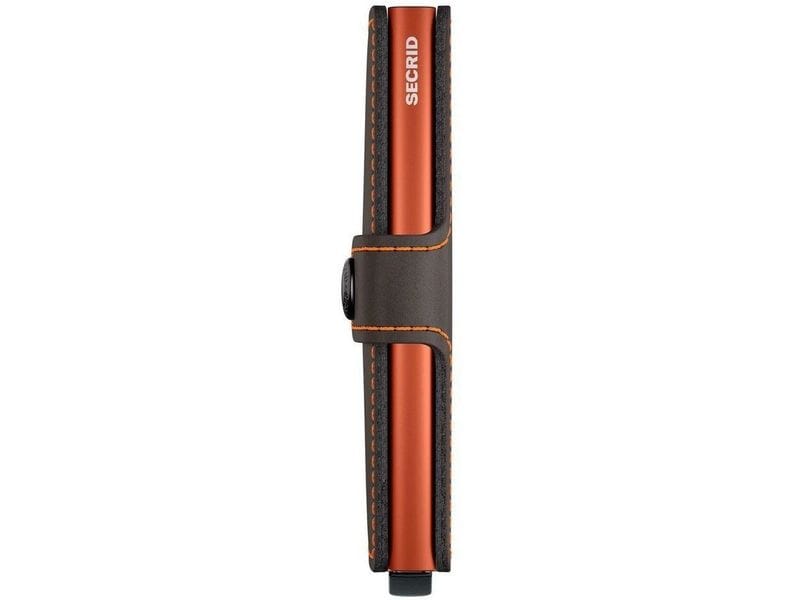 SECRID Portemonnaie Miniwallet Matte Truffle Orange Noten- und Karten-Portemonnaie mit RFID-Schutz