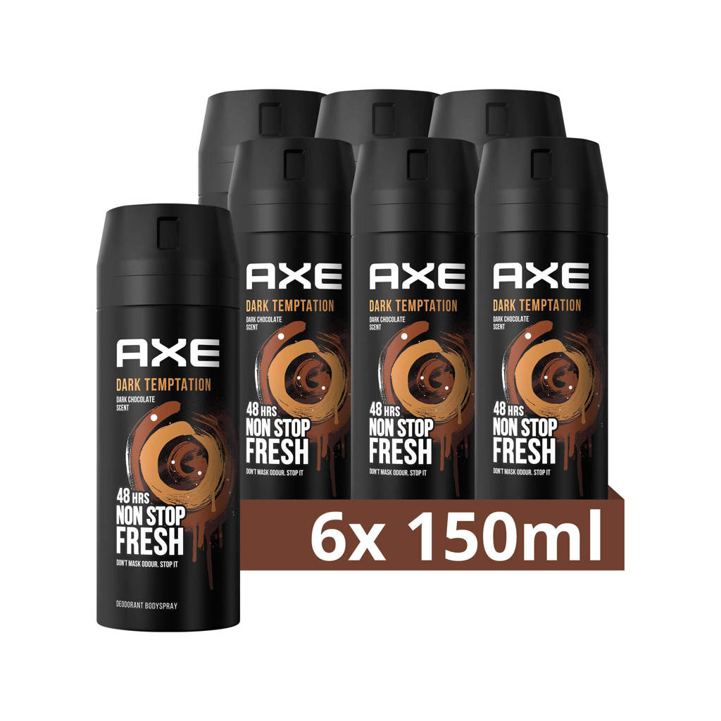 Dark Temptation deodorant bodyspray - 6 x 150 ml