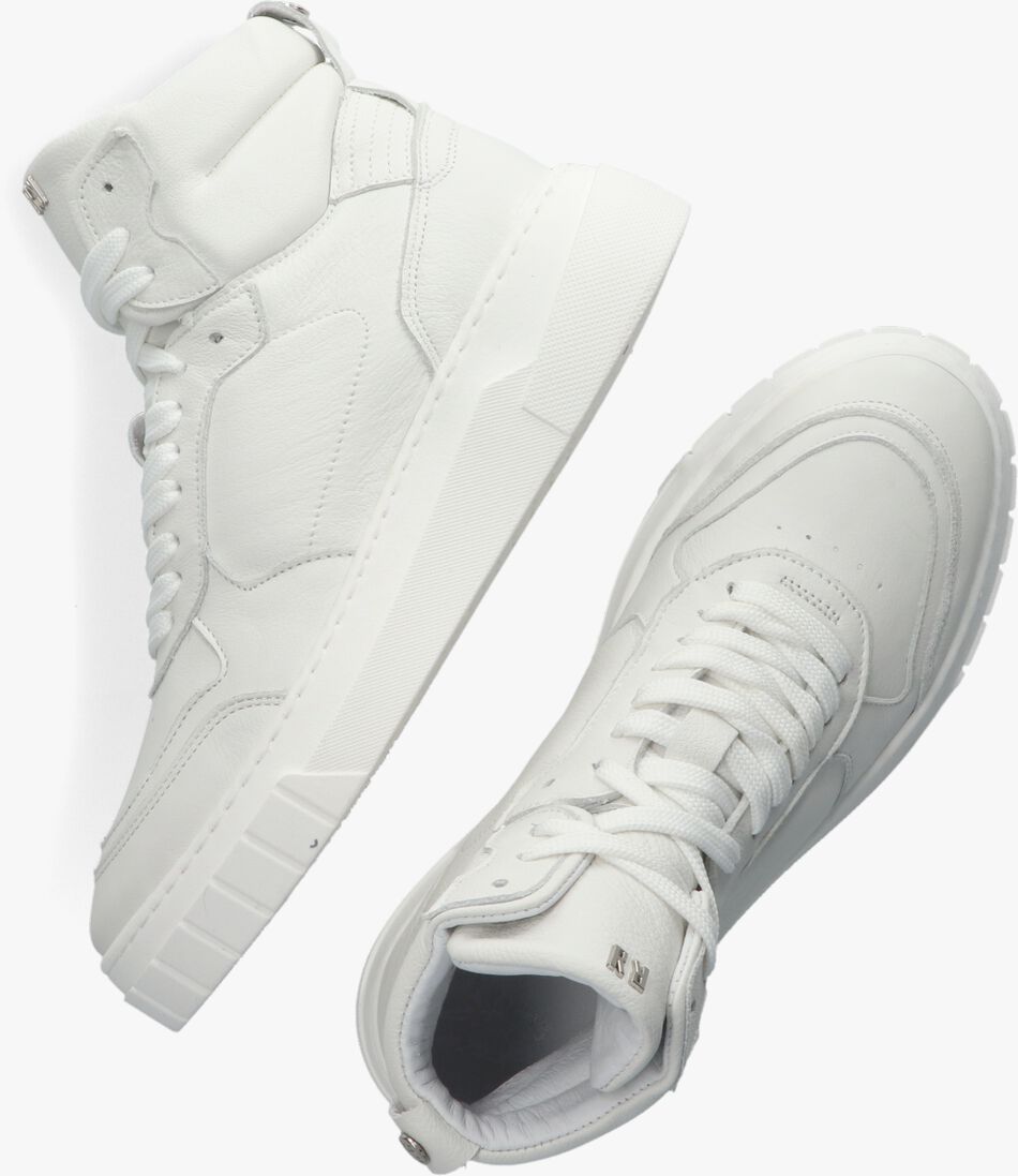 RED-RAG witte red-rag hoge sneaker 76398