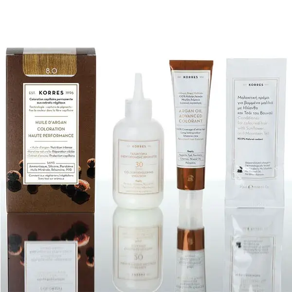Korres Capillaire Coloration Permanente Blond Clair 8.0