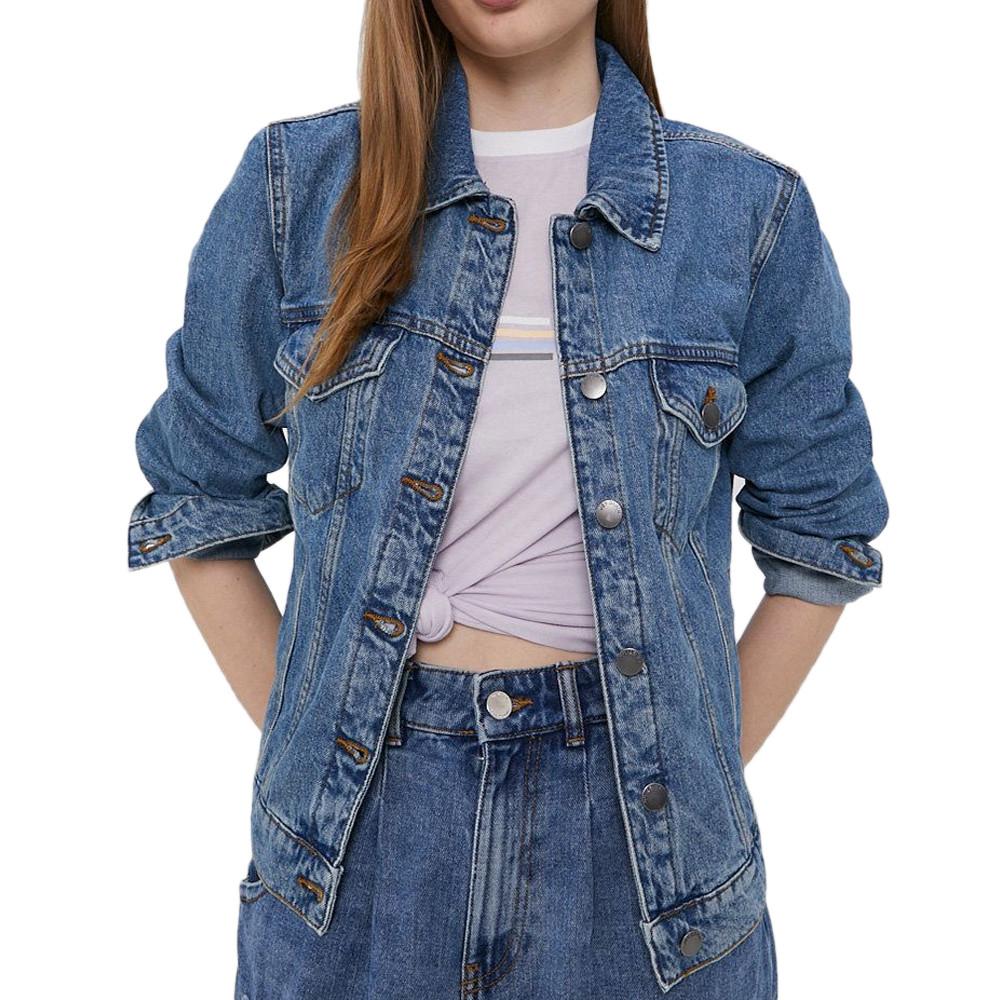 JDY Veste en Jeans Bleu Femme JDY Drew
