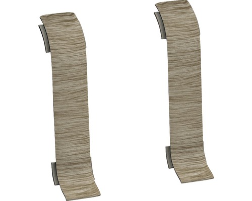 Connector voor kabelgootplint, acacia vintage, 60 mm