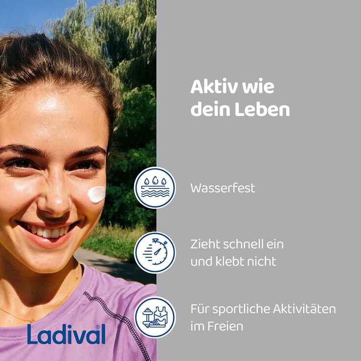 Ladival Aktiv Sonnenschutz Creme & Stift LSF 50 + , 30 ml