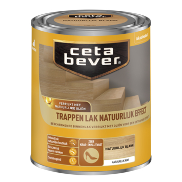 Cetabever traplak natuurlijk effect blank 750 ml
