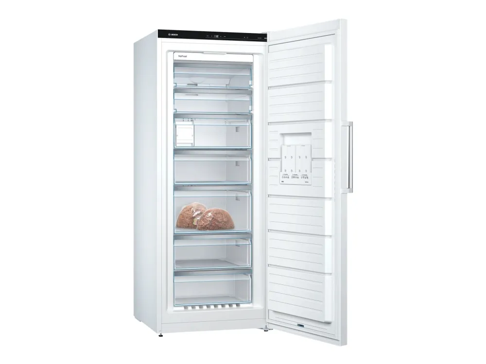 Bosch Serie | 6 GSN54AWCV - Fryser - stående - bredde: 70 cm - dybde: 78 cm - højde: 176 cm - 328 liter - Klasse C - hvid