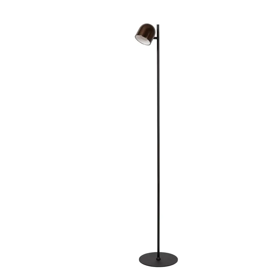Lucide SKANSKA RECH Vloerlamp - Koffie