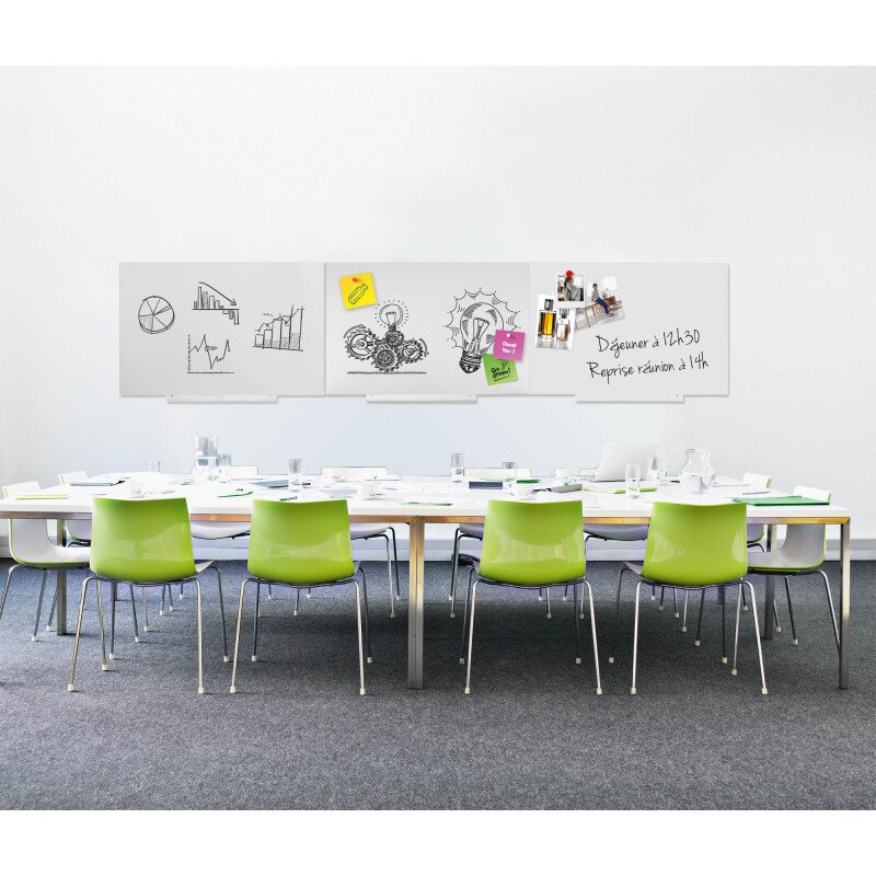 Tableau blanc laqué sans cadre 75 x 115 cm CEP