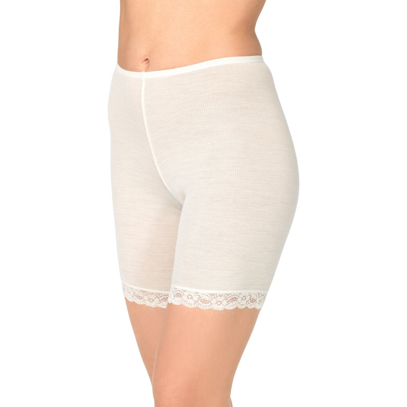 Nina von C.Radlerhose «Tabea» - Wolle-Seide Mix, champagne