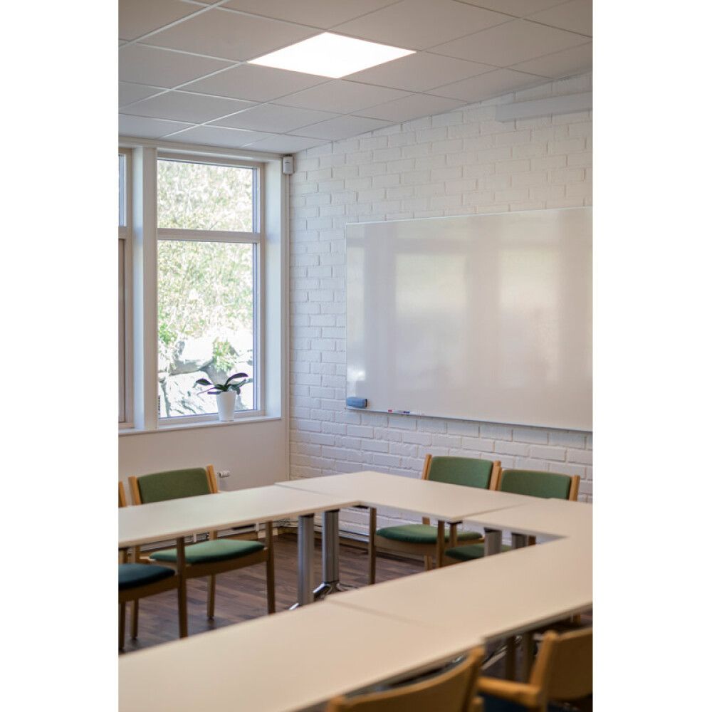 TAKLAMPE ECOLITE GALAX LED-PANEL HVIT