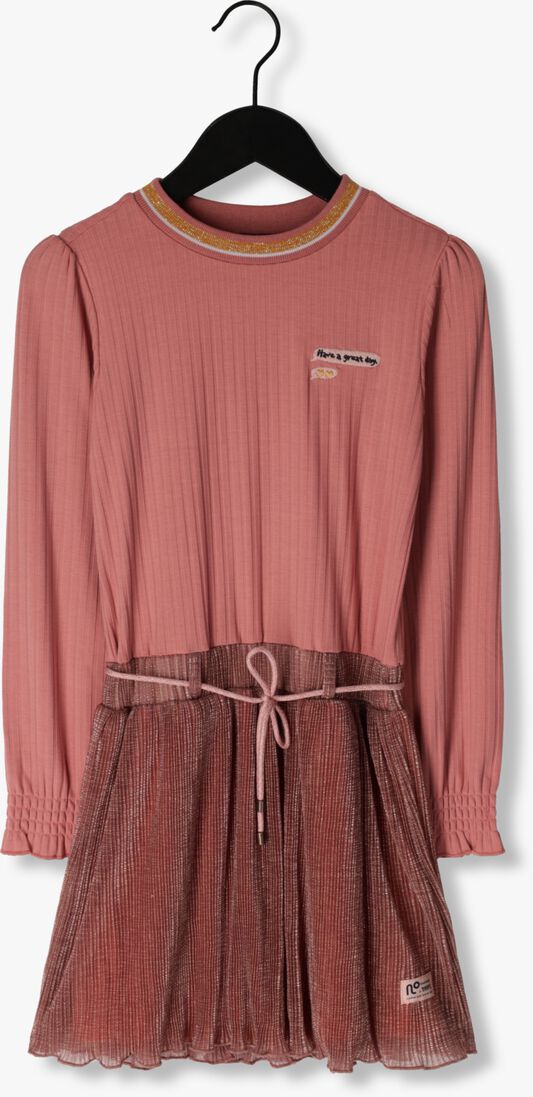 NONO roze nono mini jurk merle girls mixed dress pink