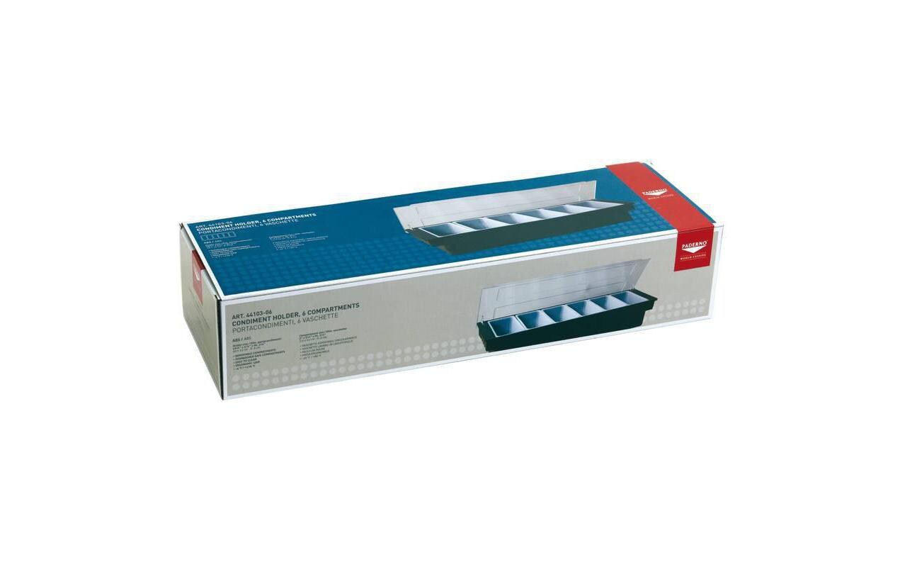 Beilagenbuffet 49 cm x 15 cm 6 BehälterBeilagenbuffet