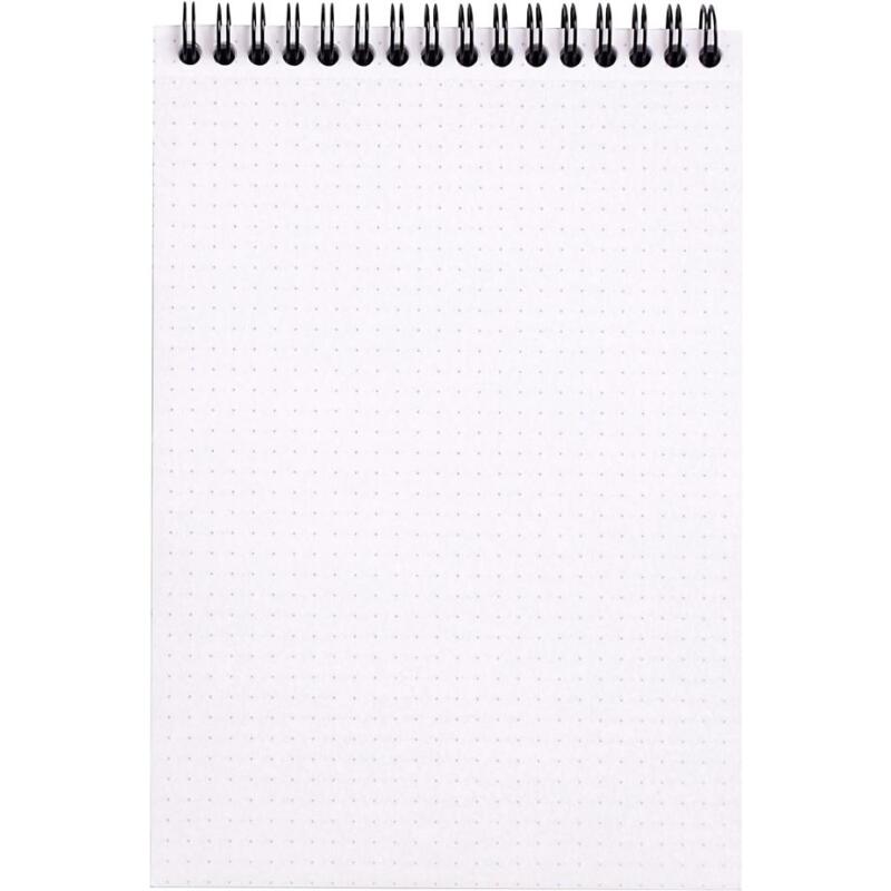 Notepad A5 80 feuilles DOT 80 g - Noir