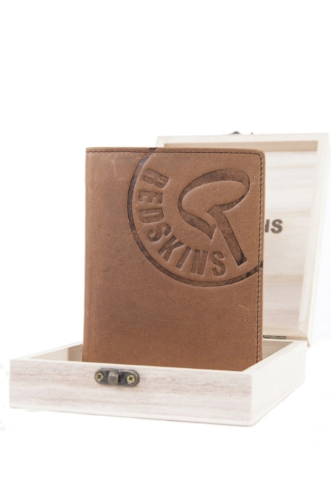 Portefeuilles redskins electron marron