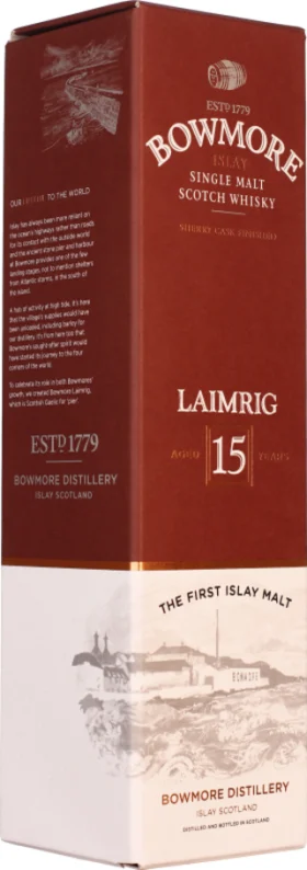 BOWMORE 15 YEARS LAIMRIG 70CL