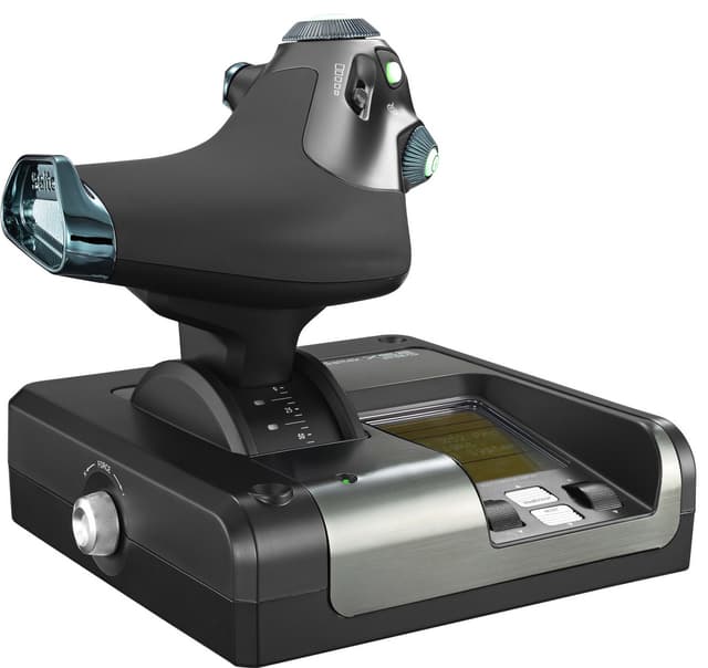 Logitech G Saitek X52 Pro kontrolsystem til flyvning