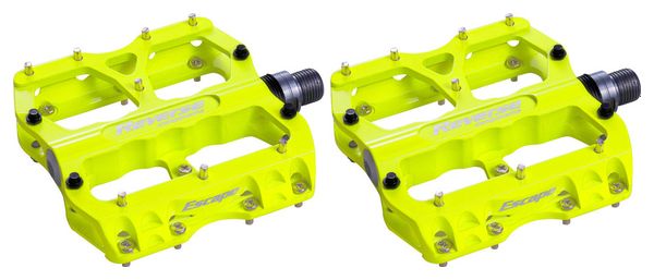 Paire de Pédales Plates Reverse Escape Jaune Fluo