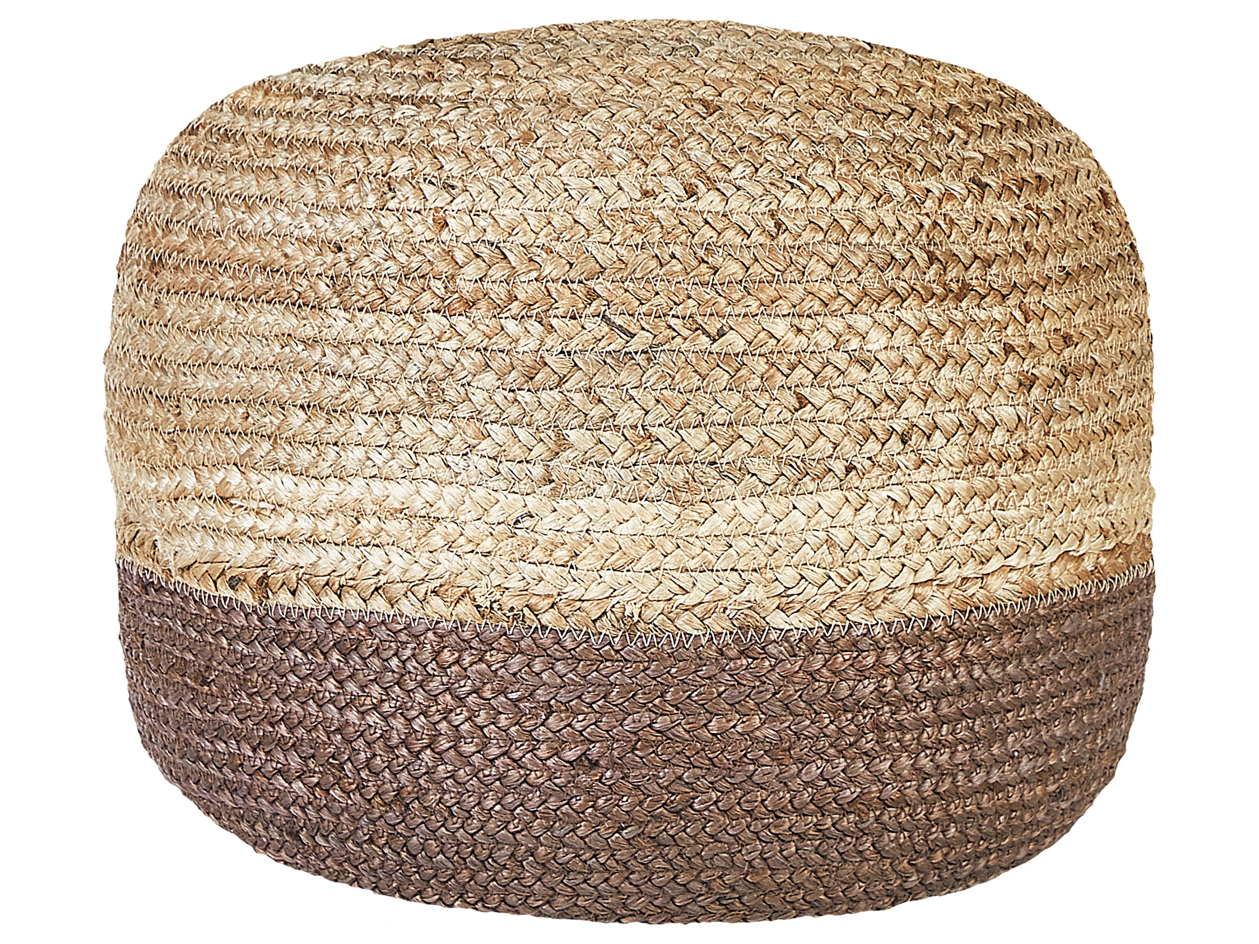 Poef DUKI Jute Bruin