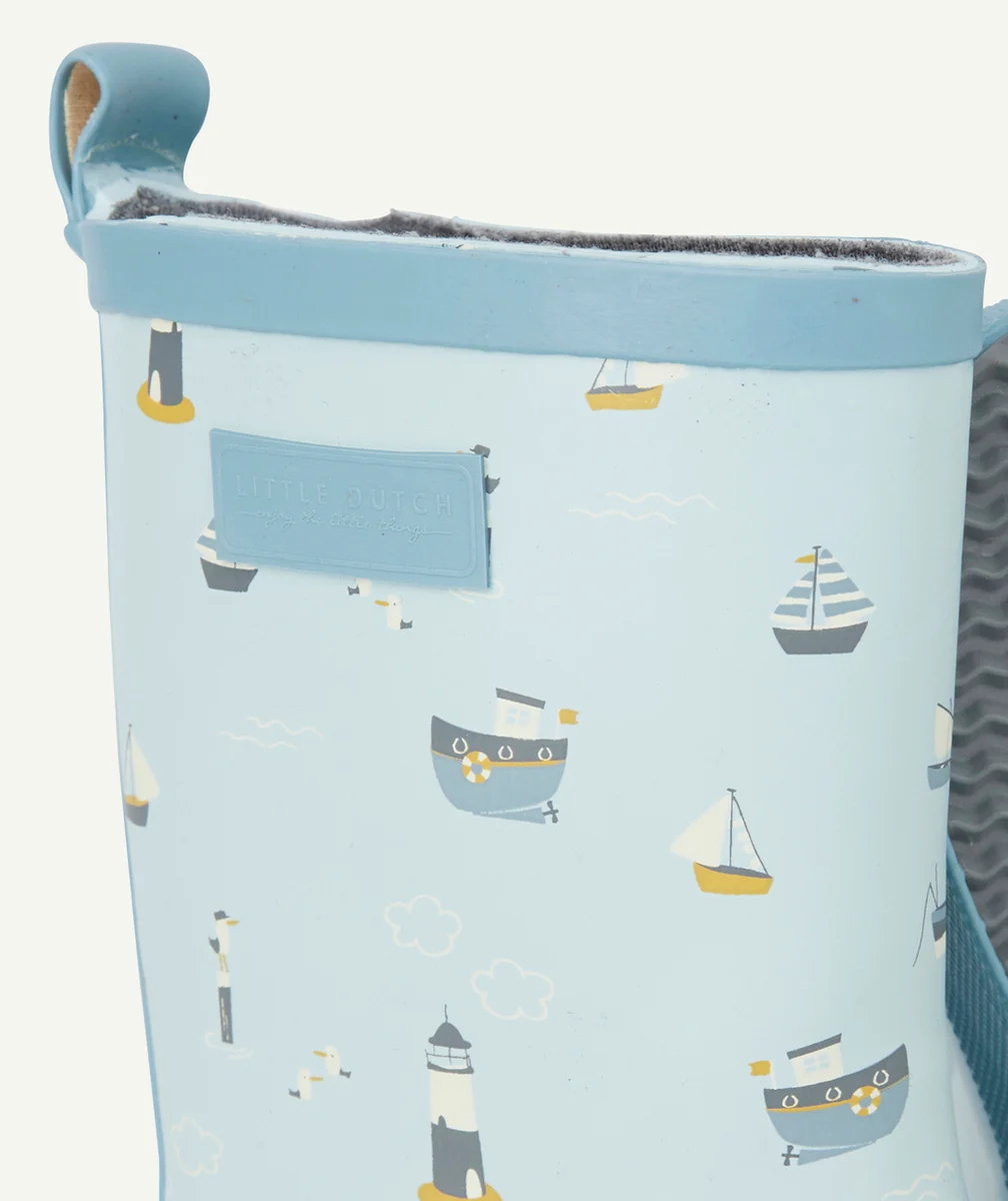 LITTLE DUTCHBOTTES DE PLUIE BÉBÉ GARÇON MARINS