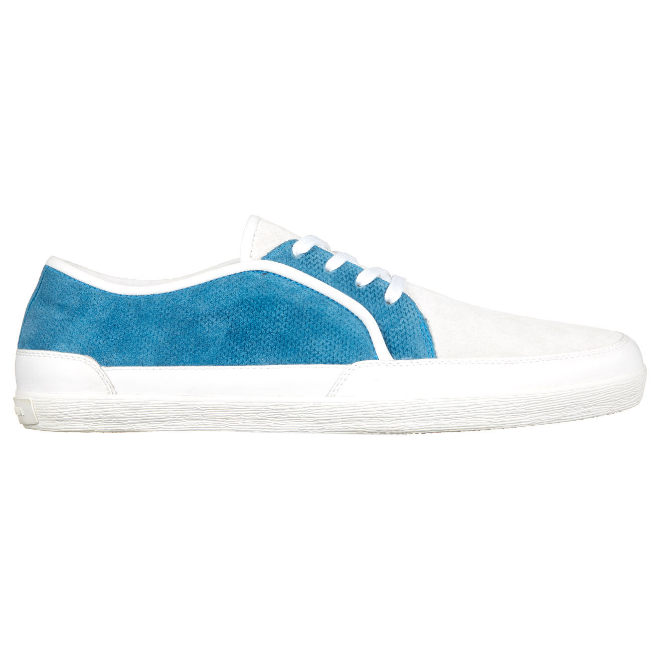 Dolce & Gabbana Baskets en Velours de Cuir bleu/blanc