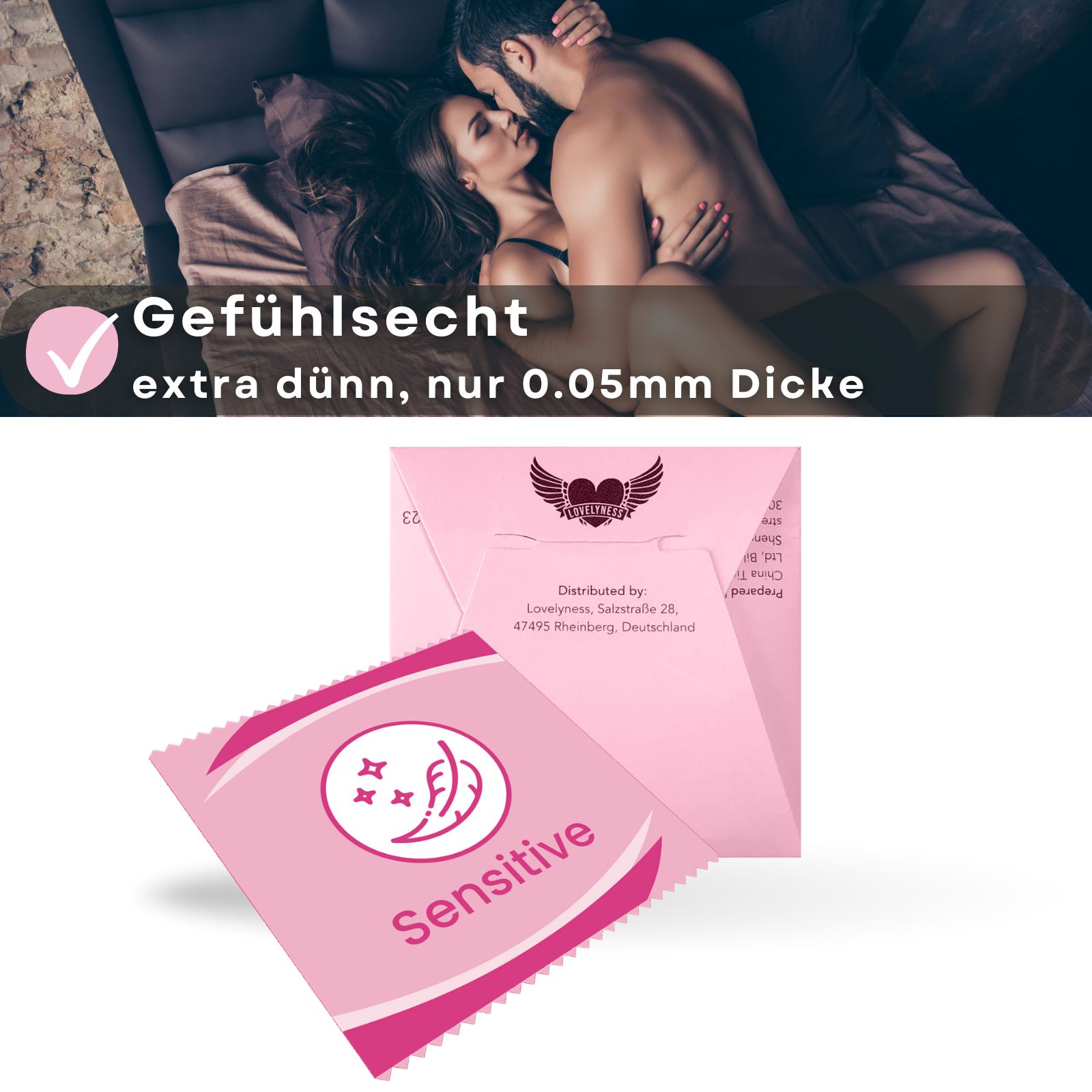 Lovelyness - Kondome Sensitiv Gefühlsecht extra Dünn