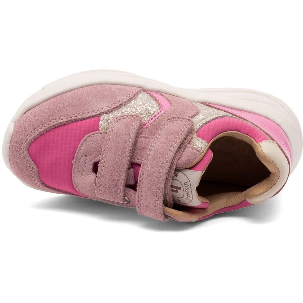 Køb Bisgaard Blush Glitter Yuki Glitter Velcro Sko
