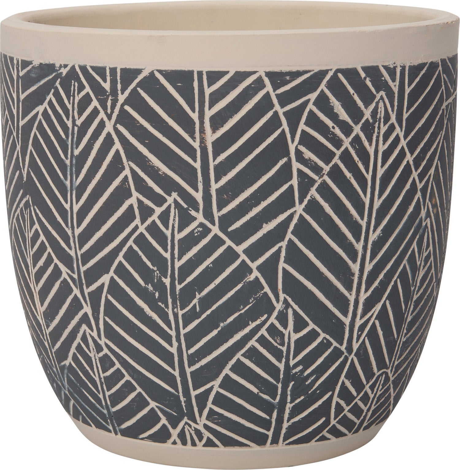Intratuin bloempot Nikki grijs D 7 H 6,5 cm