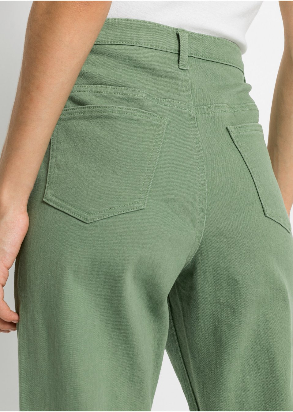 Pantalon twill Mom