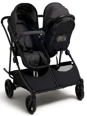 Beemoo Move Twin 2-in-1 Søskenvogn, Asphalt