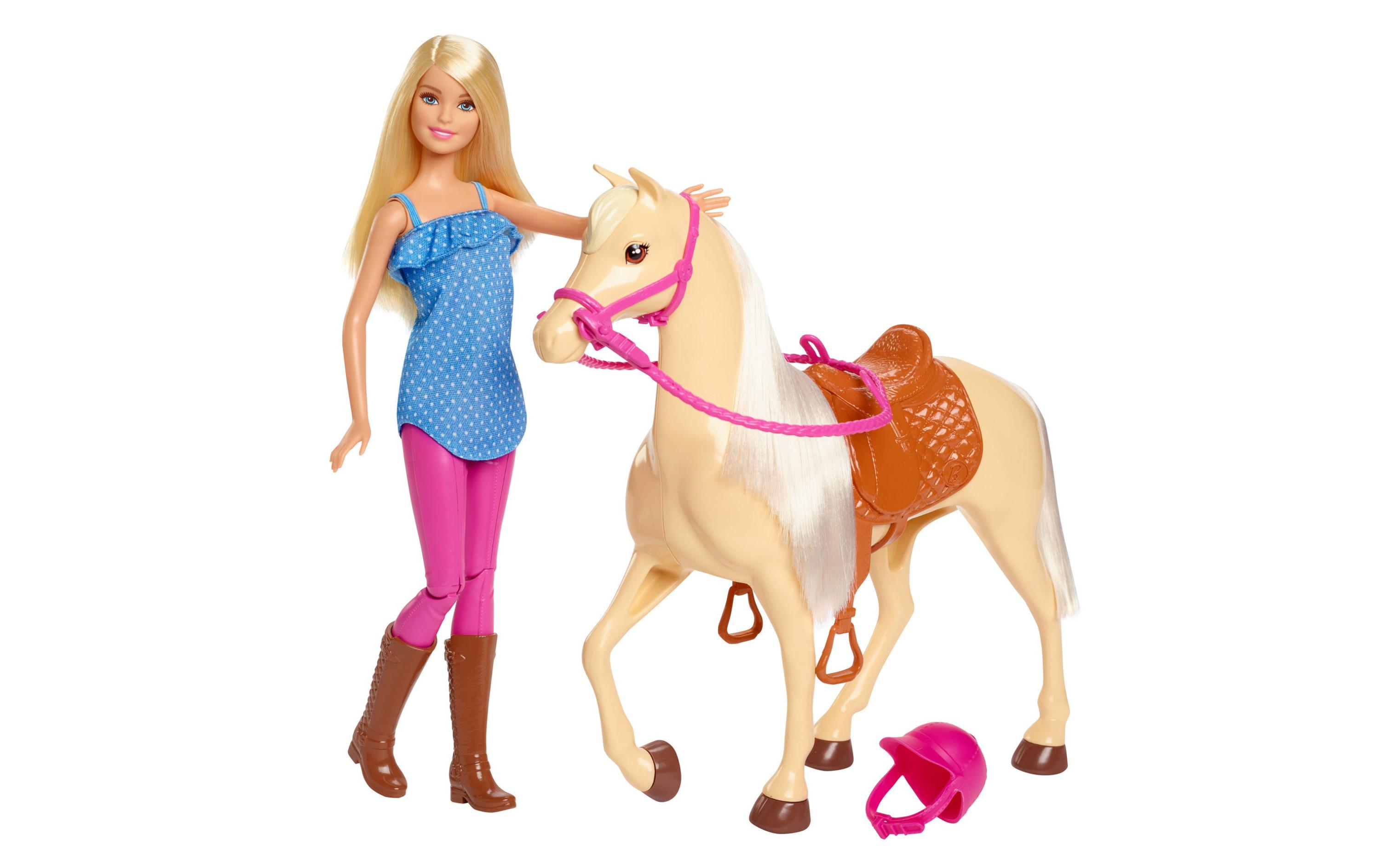 Spielset Pferd mit PuppeBarbie-Spielset
