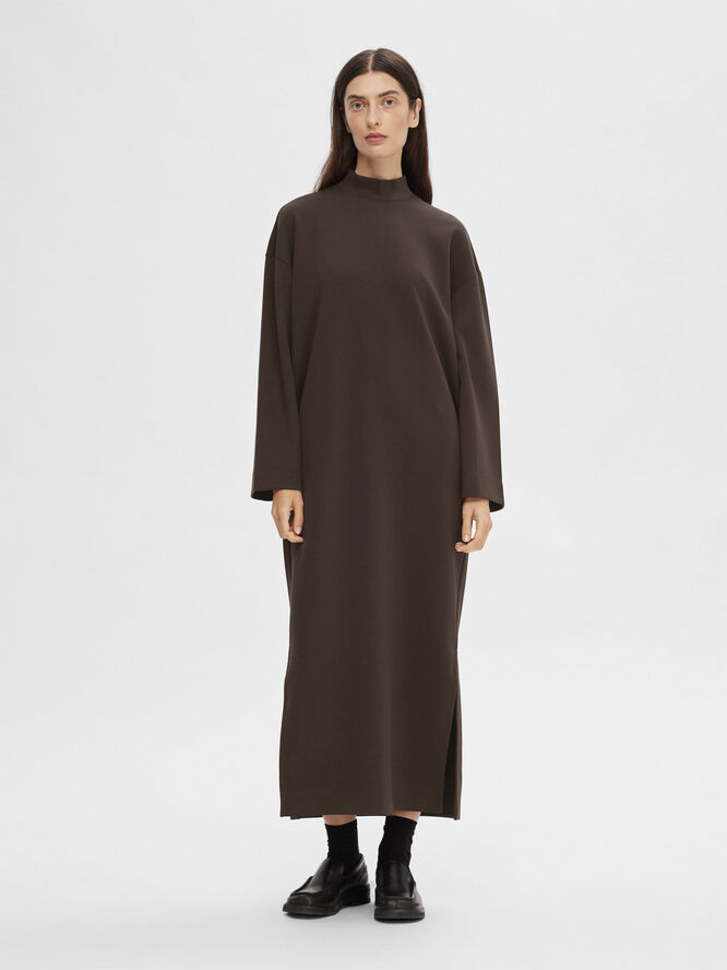 Selected Femme SLFJANE LS ANKLE DRESS Java