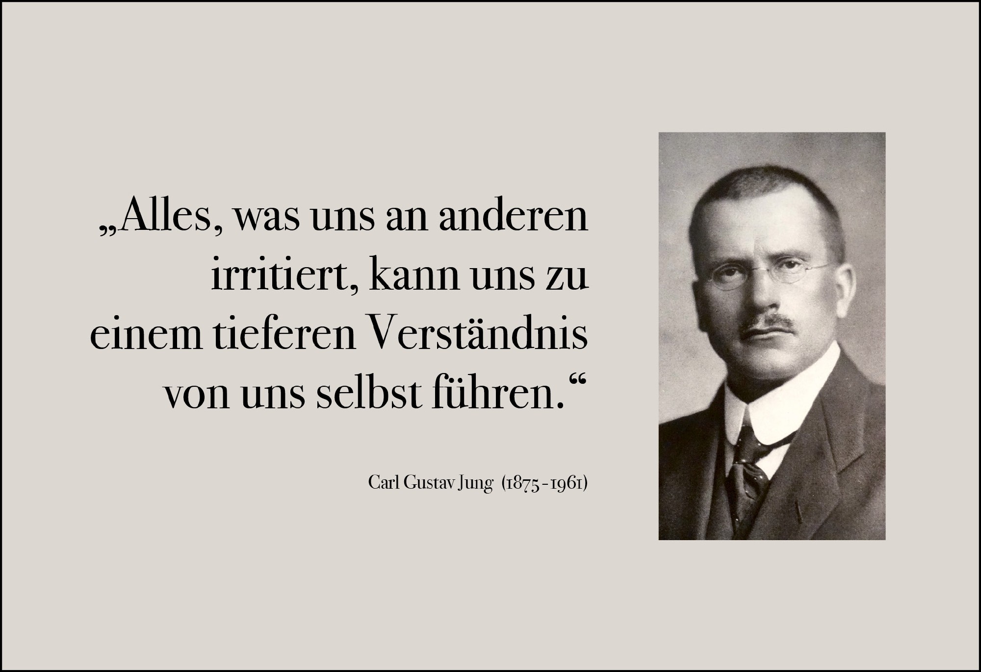 Postkarte 'Was uns an anderen irritiert...' günstig bestellen