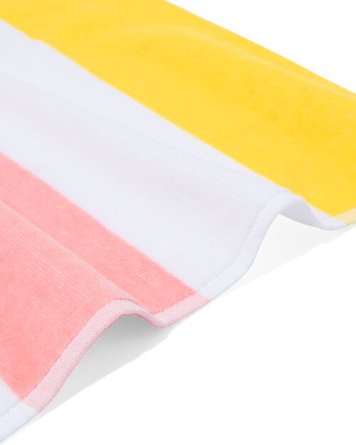 serviette de plage velours 90x180 rayures