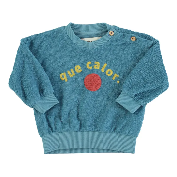 Piupiuchick Sweat Eponge Que Calor | Bleu canard