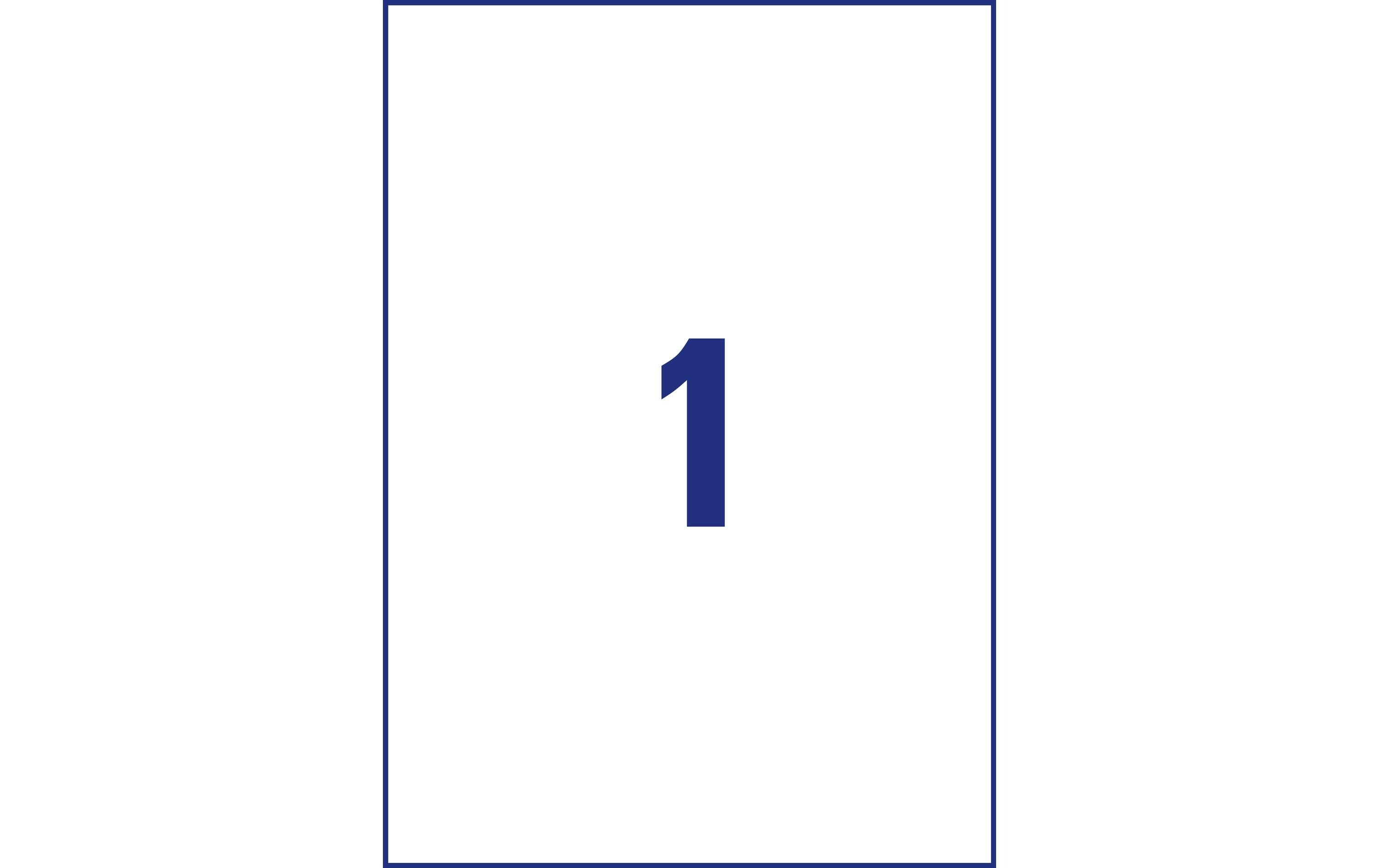 Universal-Etiketten LR3478 210 x 297 mm, 10 BlattRecycling-Etiketten
