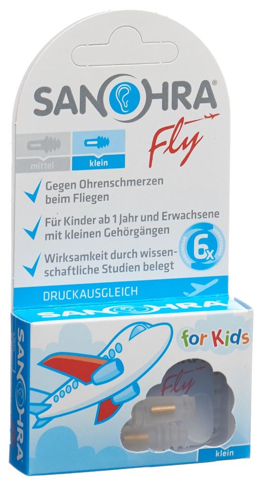 SANOHRA FLY Ohrenstöpsel Kinder 2 Stk