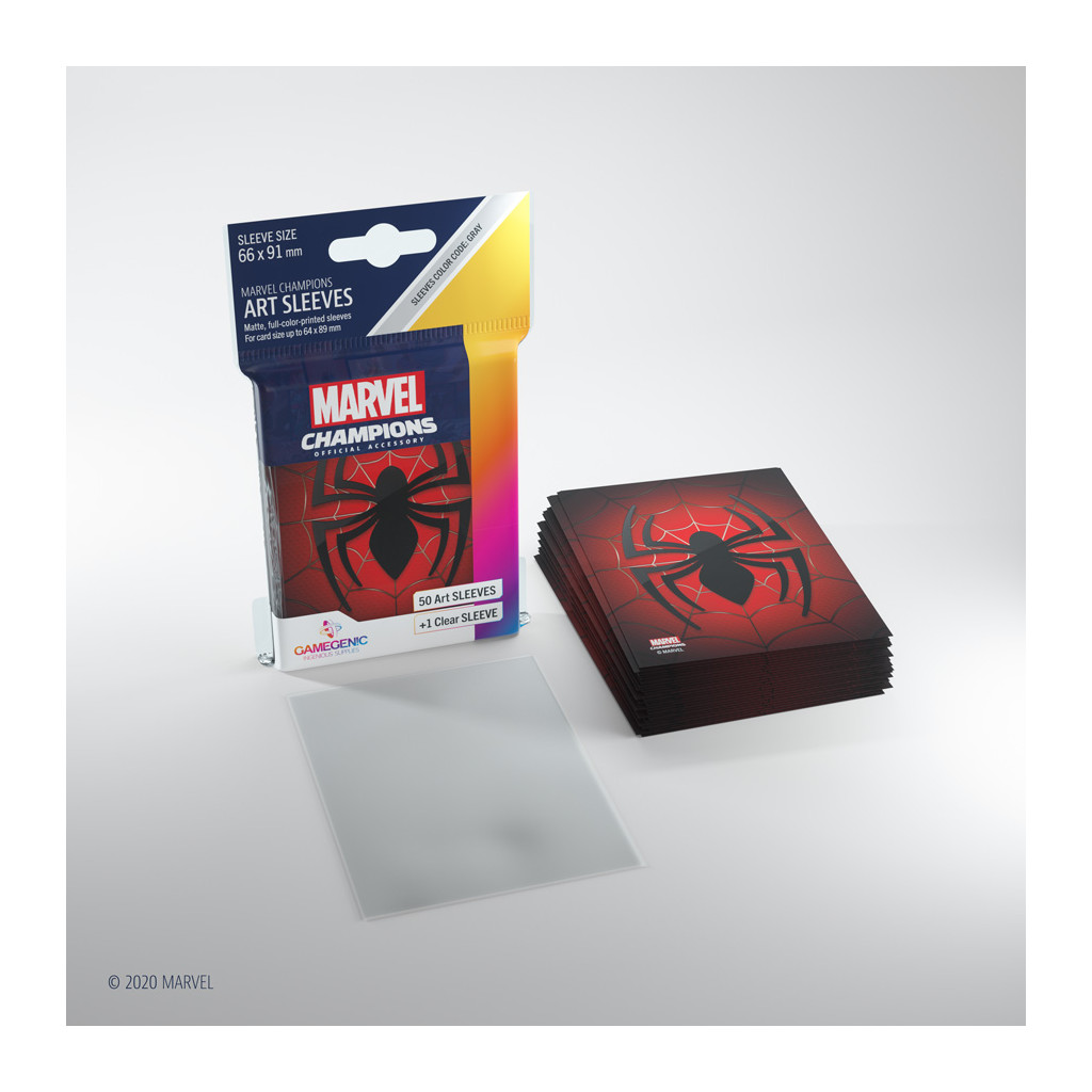 Gamegenic - Marvel Champions Art Sleeves - Spider Man