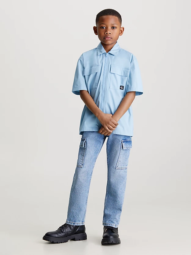 calça jeans de pai