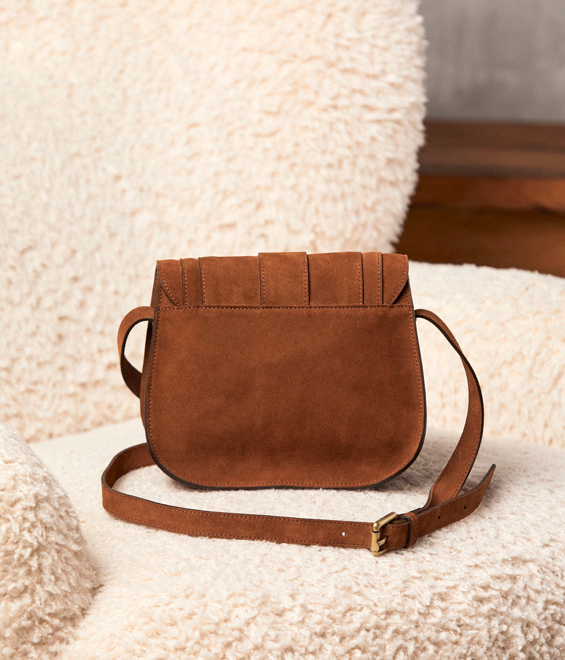Sac cuir velours Sybilla