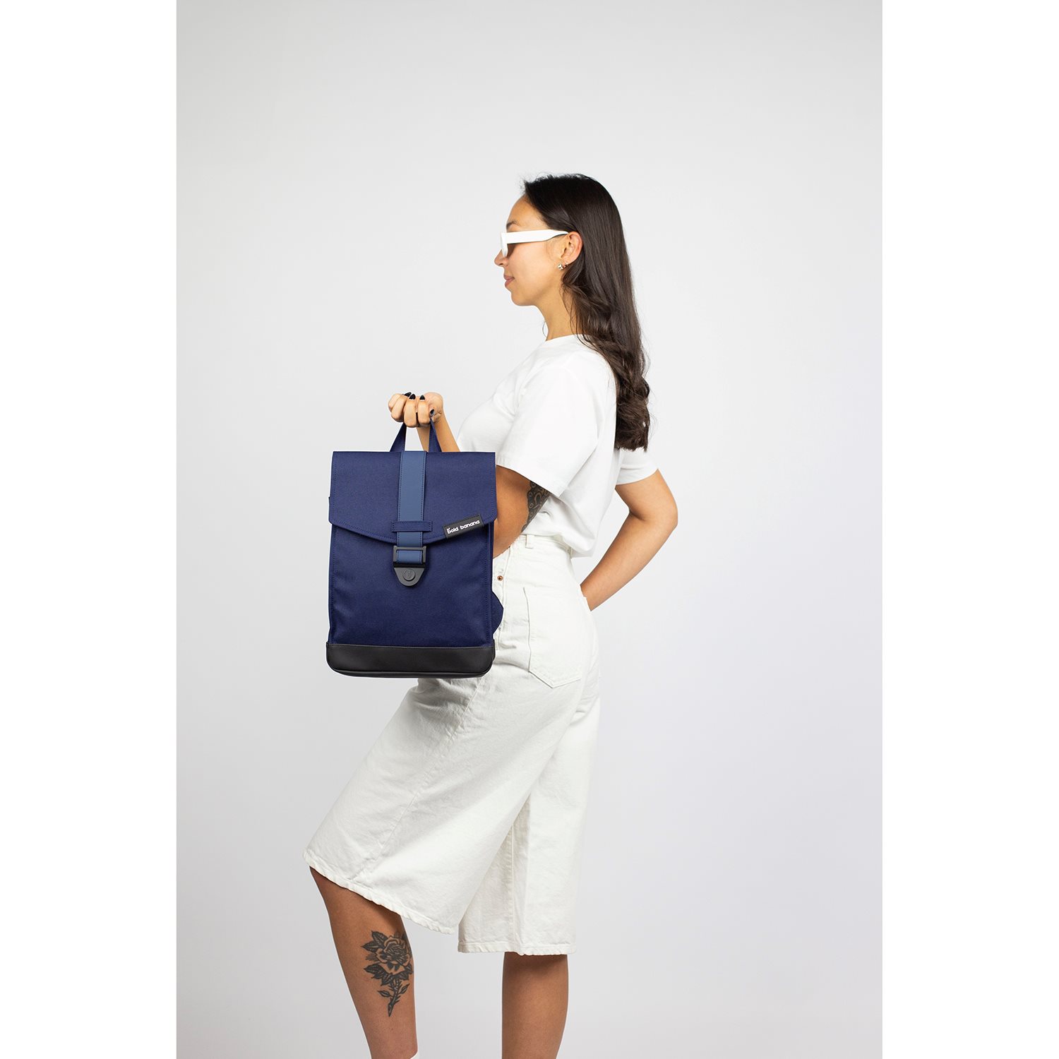 Bold Banana Roll Top Backpack nautic navy