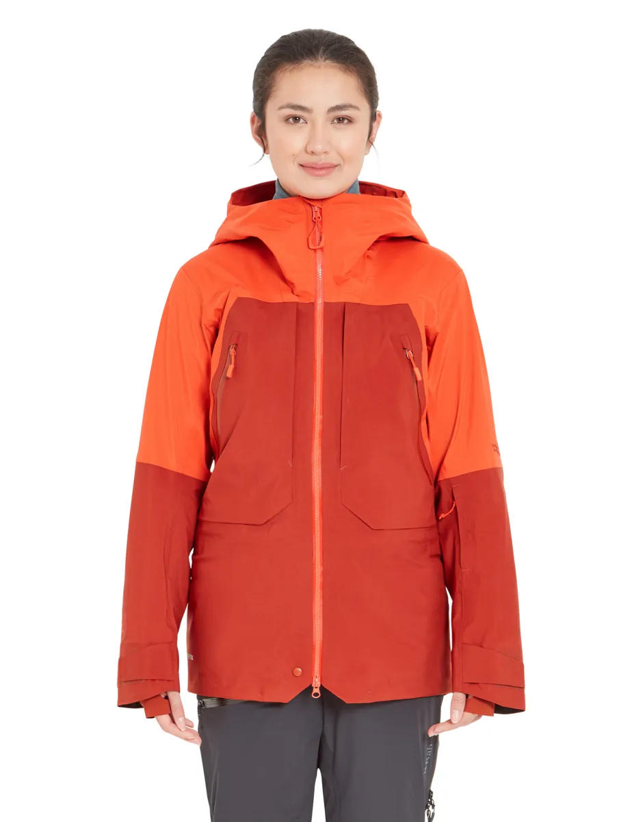 Rab Khroma Converge Jacket Wmns Red Grapefruit/Tuscan Red