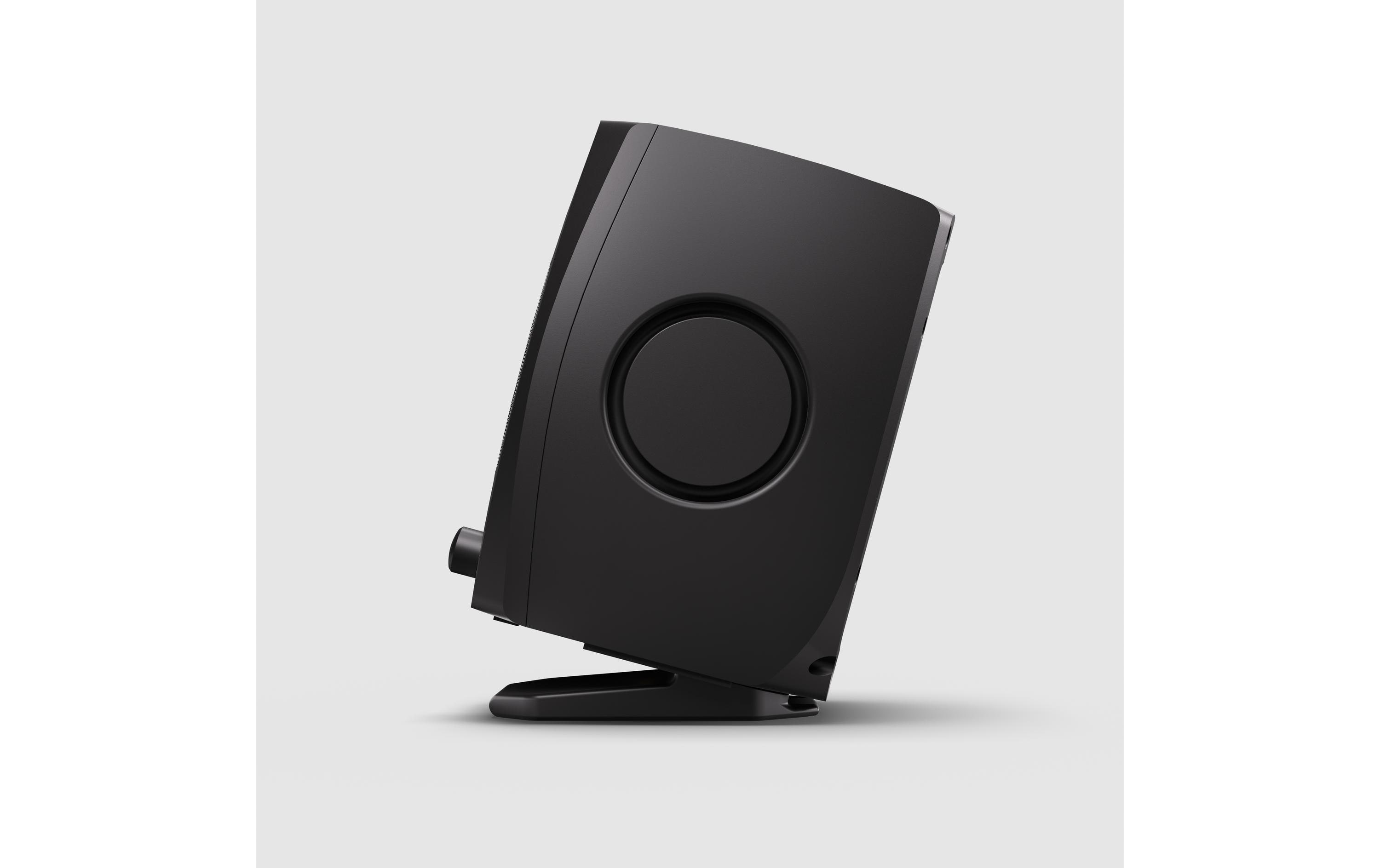Studiomonitore D3V Schwarz<br>Aktives 2-Weg Desktop Monitor System