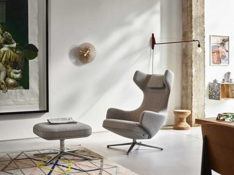 Vitra Petite Potence wandlamp japans rood