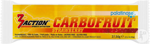 3Action Carbofruit Complément Alimentaire Goût Fraise 37,5g