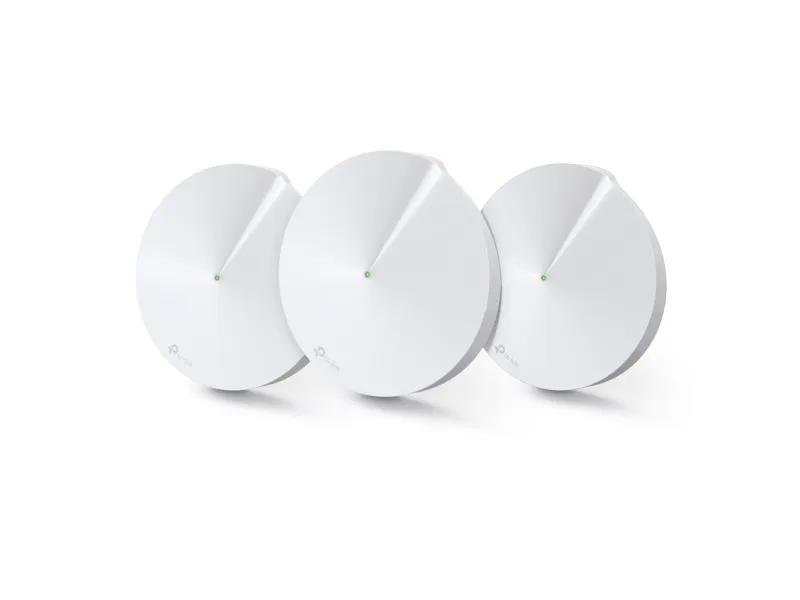 TP-Link DECO M5 - Wi-Fi-system - op til 4500 sq.ft - mesh 1GbE - Wi-Fi 5 - Dual Band (pakke med 3)