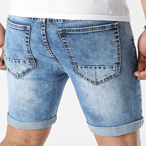 Short Jean Skinny Fit 0021 Denim Bleu Medium