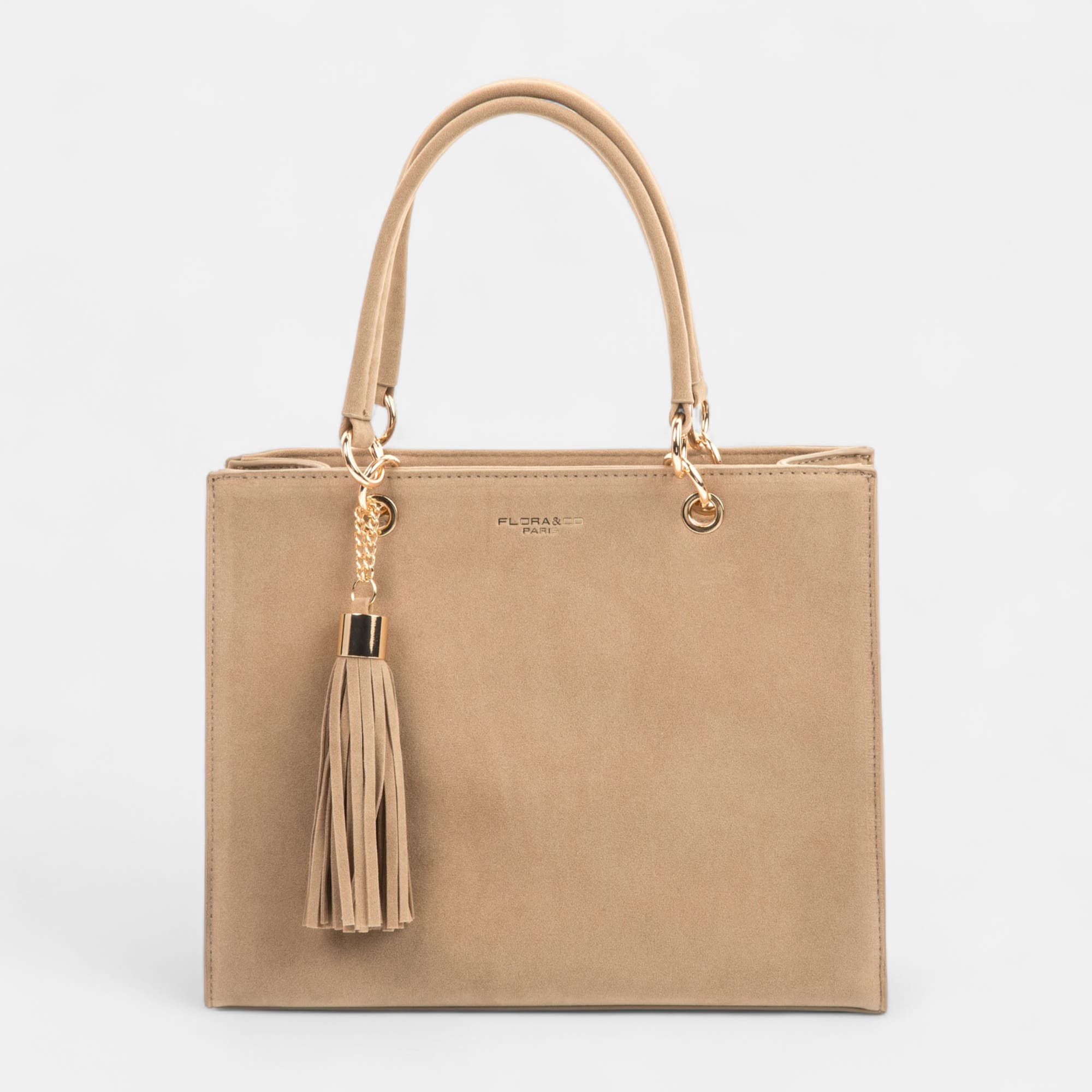 Sac à main beige
