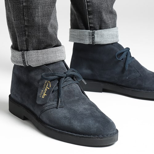 Chaussures Desert Boots Evo Navy Suede